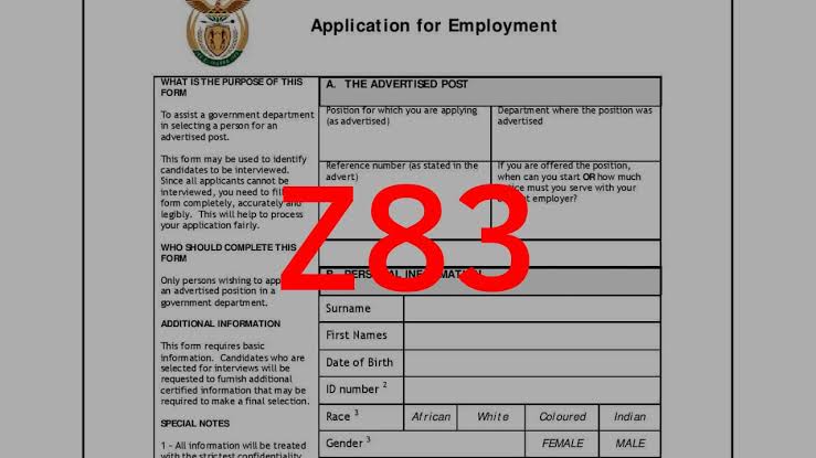 Tips On Completing The Z83 Government Application Form Employmenthub 9480