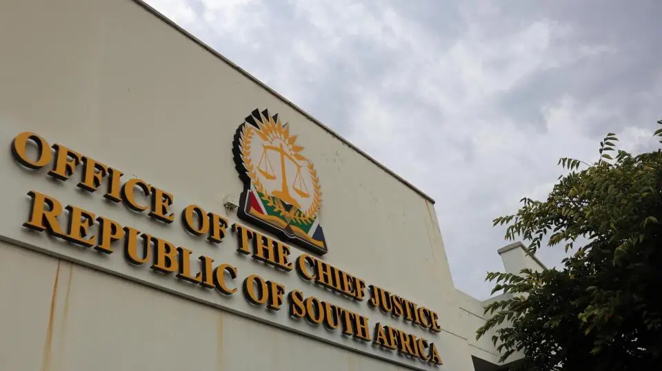 OFFICE OF THE CHIEF JUSTICE OF REPUBLIC OF SOUTH AFRICA